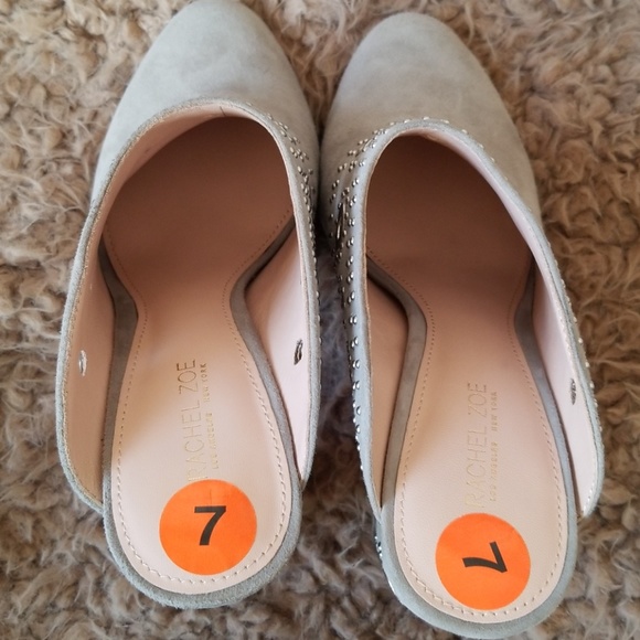 Rachel Zoe Ramona Eyelet Suede Mule - Picture 4 of 7